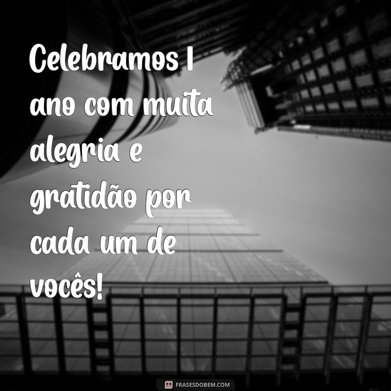 Celebrando 1 Ano de Sucesso: Agradecimentos e Conquistas da Nossa Loja 