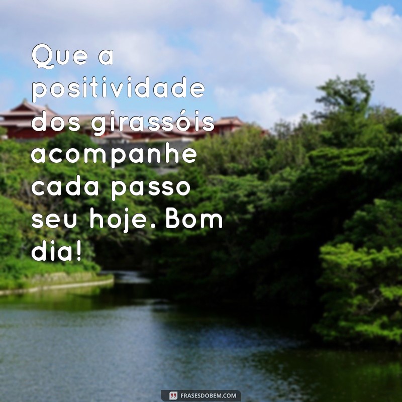 Frases Inspiradoras de Bom Dia com Girassóis: Espalhe Alegria e Positividade 