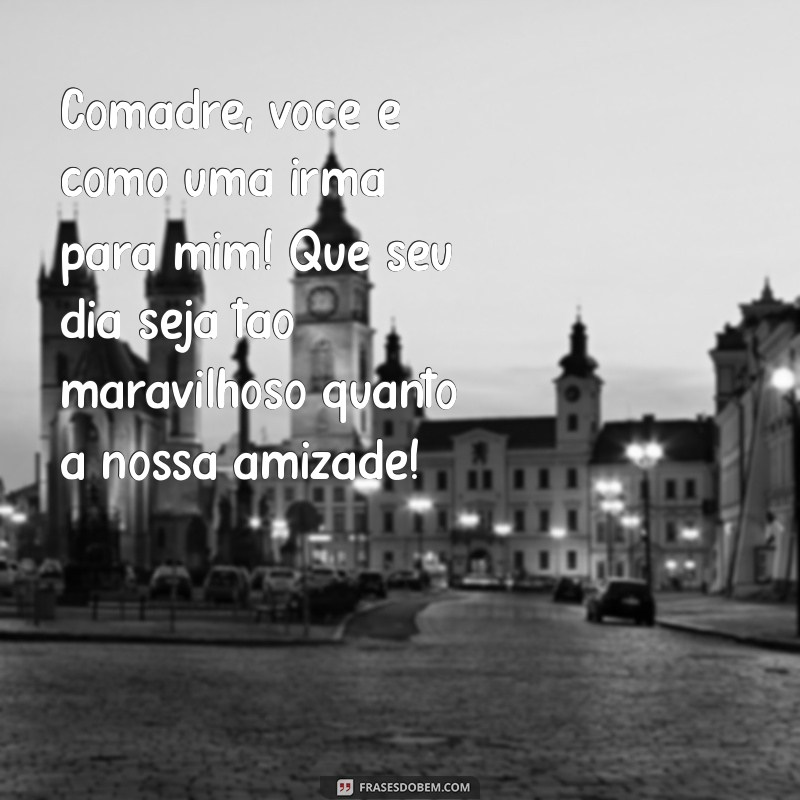 Mensagens Criativas de Feliz Aniversário para Comadre: Celebre com Amor e Alegria! 