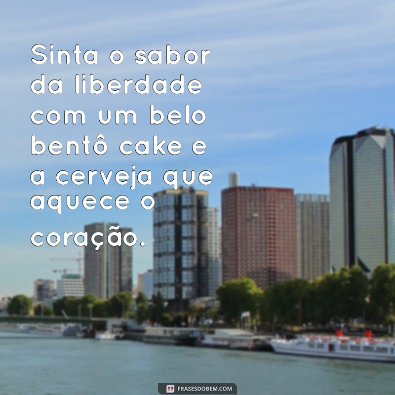 Bentô Cake: Delícias e Frases Inspiradoras para Apreciar com Cerveja 