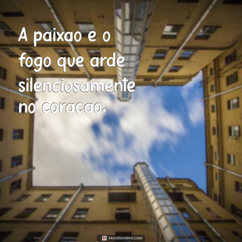 paixão sentimento A paixão é o fogo que arde silenciosamente no coração.