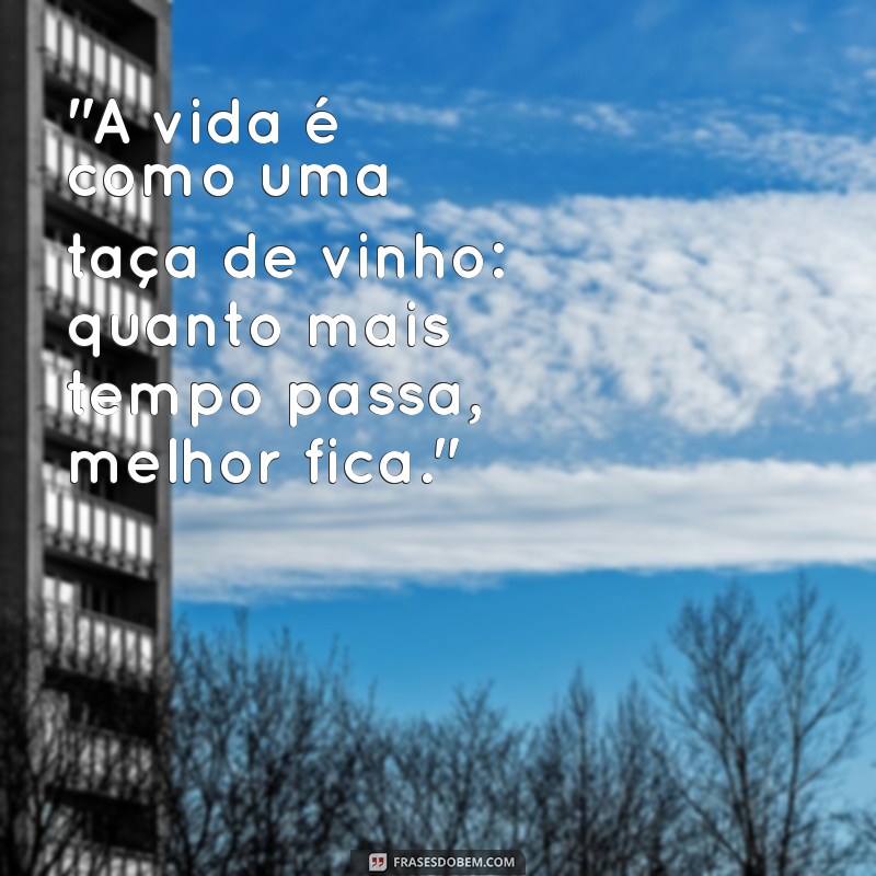 frases taça de vinho 