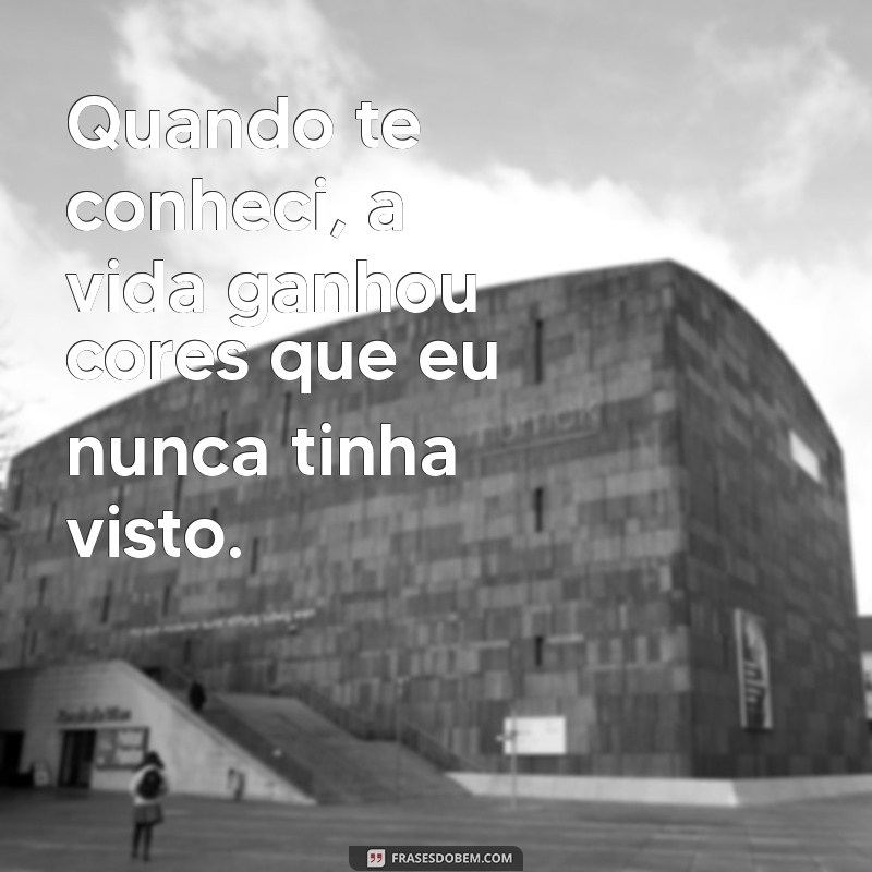 Quando Te Conheci: Momentos Inesquecíveis que Transformam Vidas 