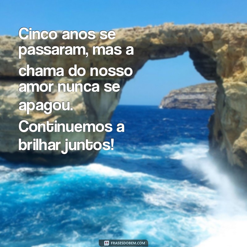 5 Anos de Casamento: Reflexões e Frases para Celebrar o Amor 