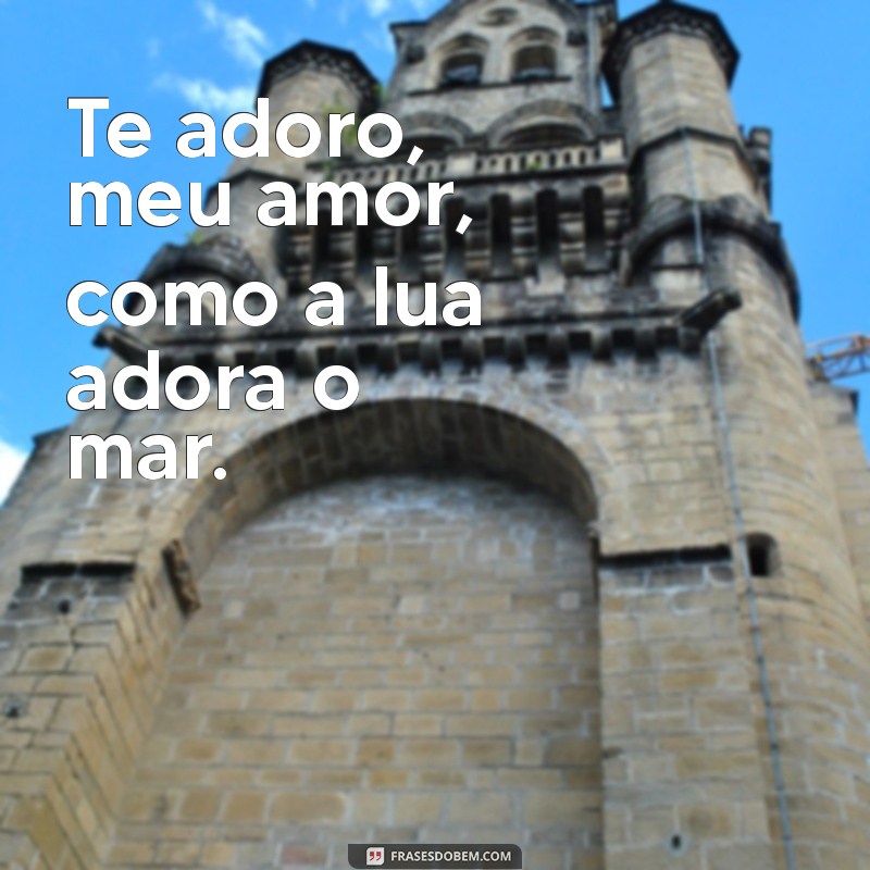 Frases Românticas: Te Adoro, Meu Amor - Declare Seu Sentimento com Estilo 