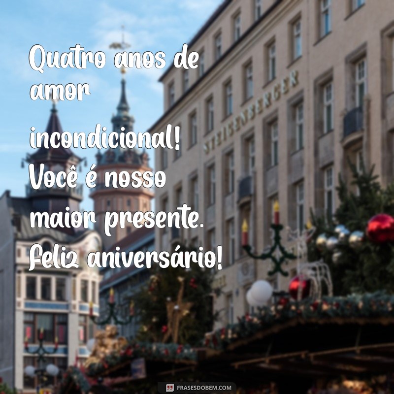 Mensagens Emocionantes de Aniversário para Neta de 4 Anos: Celebre com Amor! 