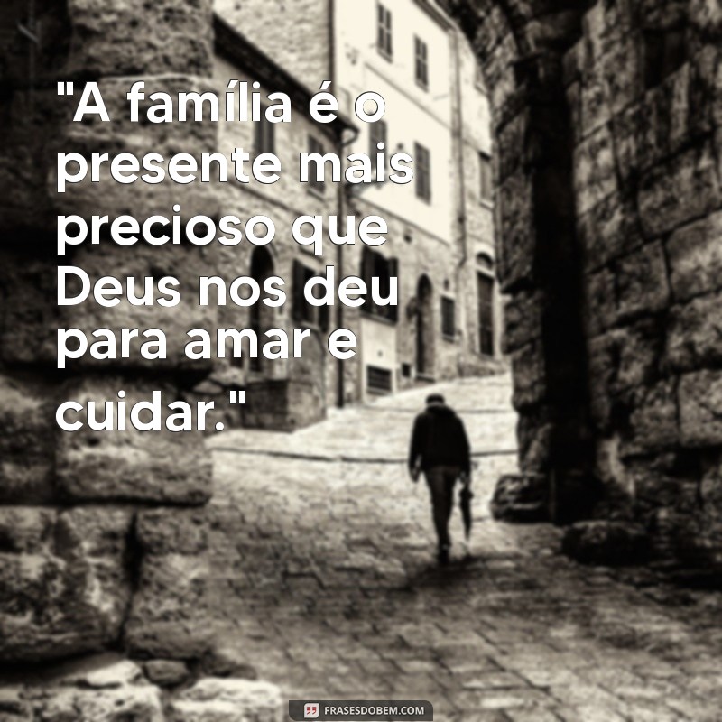 frases de deus sobre familia 