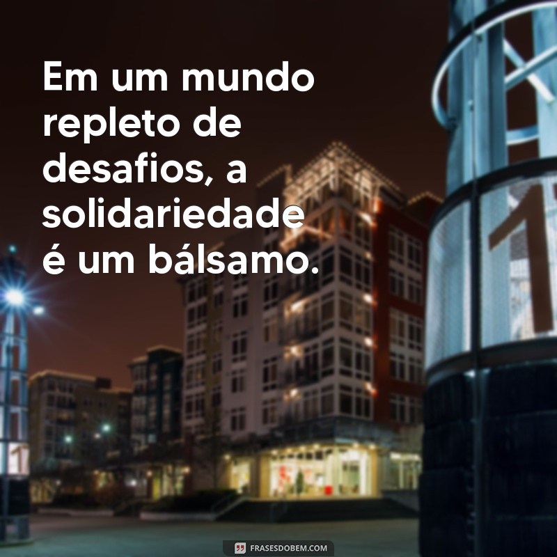 22 Frases Inspiradoras sobre Solidariedade para Refletir e Compartilhar 