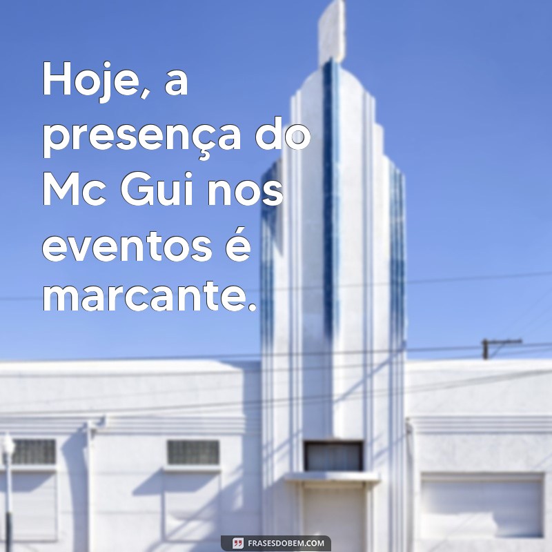 MC Gui: Novidades, Carreira e Impacto na Música Hoje 