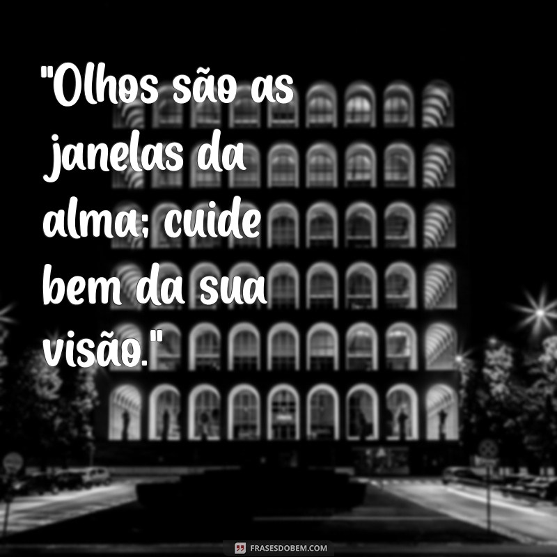 frases oftalmologia 