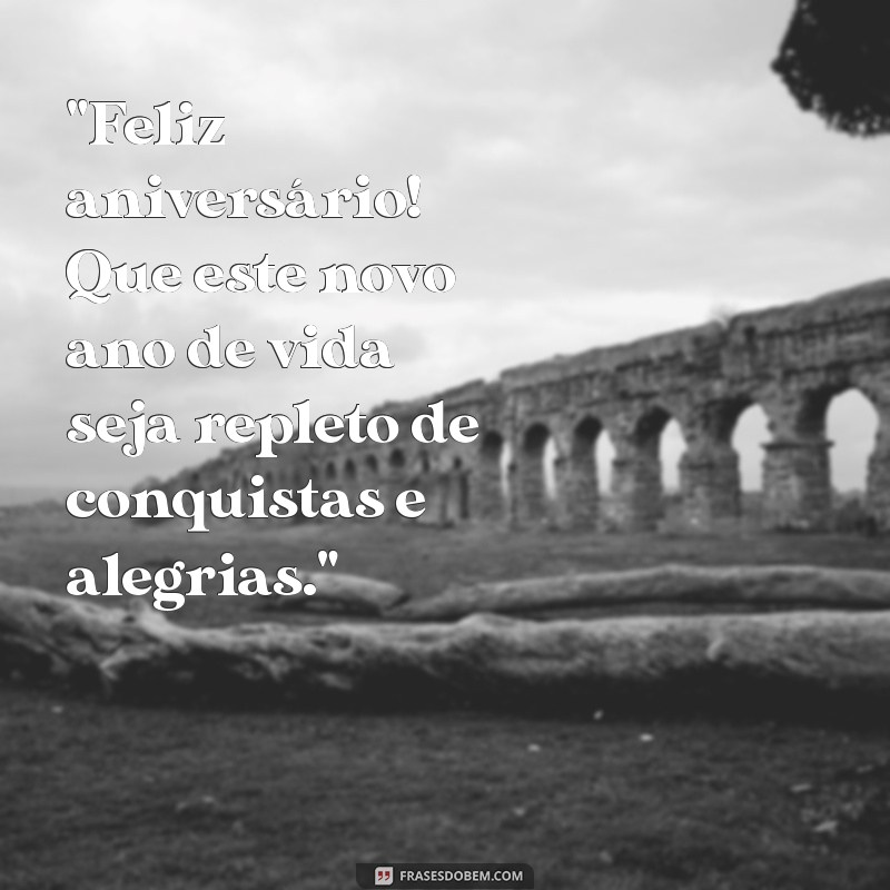 frases de feliz aniversário para homem 