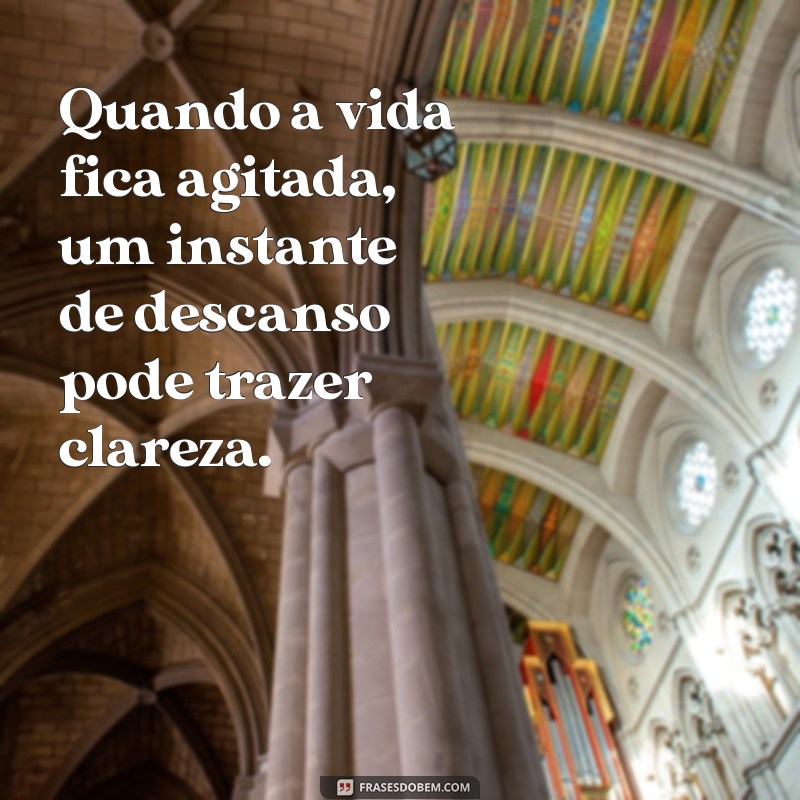 Descanso: A Importância de Recarregar as Energias para uma Vida Equilibrada 