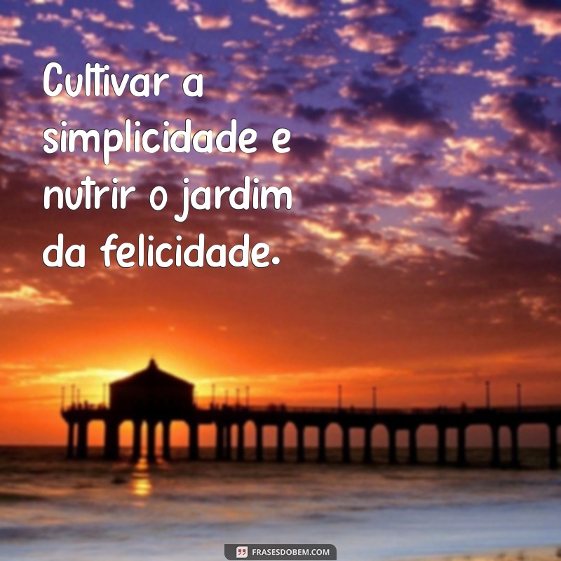 Frases Inspiradoras sobre Felicidade e Simplicidade para Iluminar seu Dia 