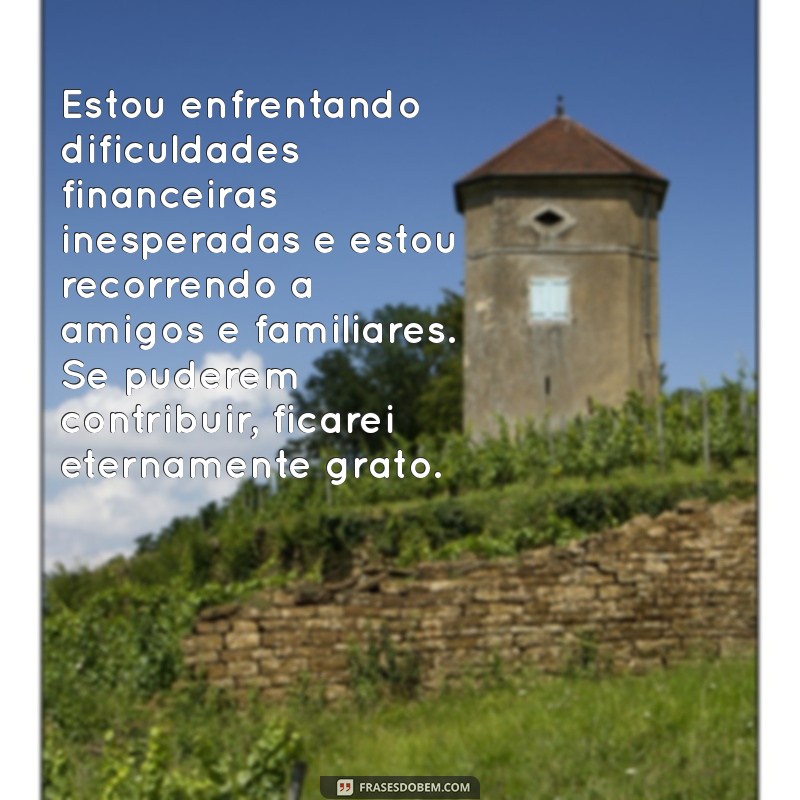 Como Pedir Ajuda Financeira: Dicas e Exemplos de Mensagens Eficazes 