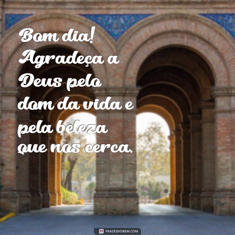 Bom Dia: 223 Frases Inspiradoras para Agradecer a Deus 