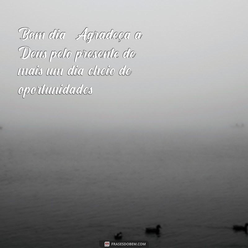 Bom Dia: 223 Frases Inspiradoras para Agradecer a Deus 