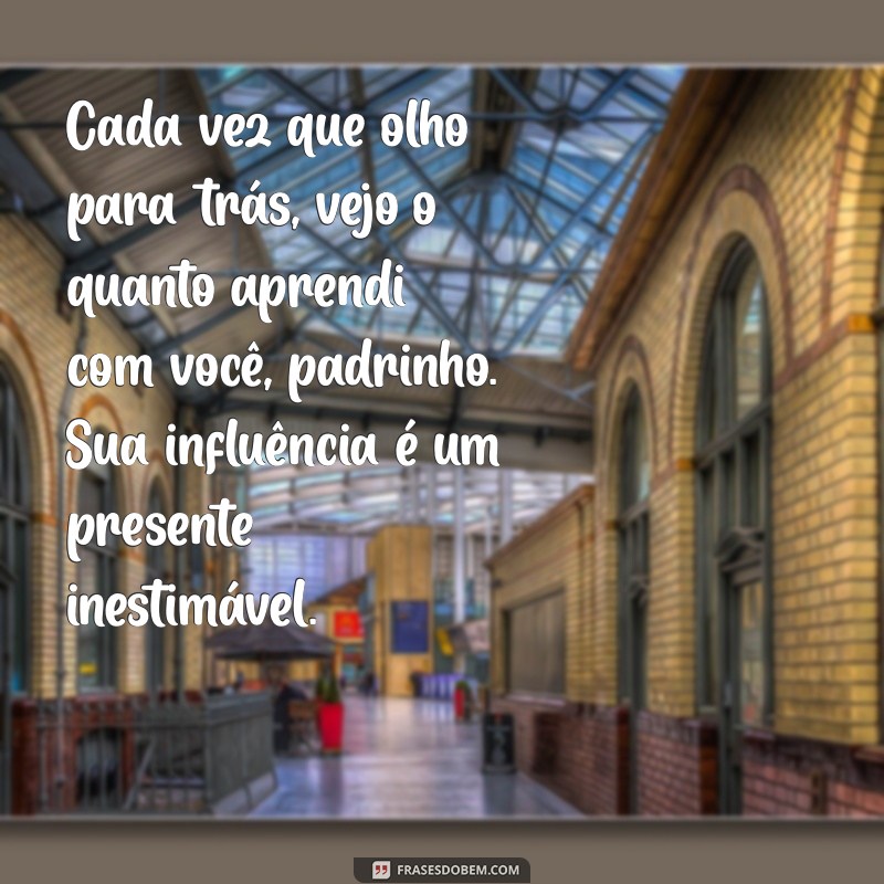 Texto Emocionante de Afilhado para Padrinho: Mensagens que Tocam o Coração 