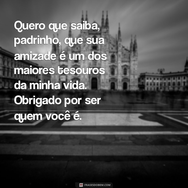 Texto Emocionante de Afilhado para Padrinho: Mensagens que Tocam o Coração 