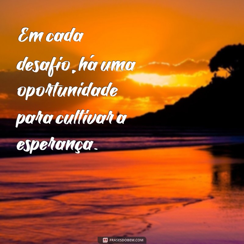 Frases Inspiradoras de Esperança para Renovar sua Fé 