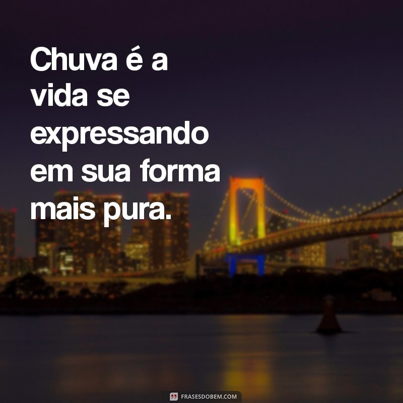 Frases Inspiradoras para Aproveitar o Dia de Chuva 