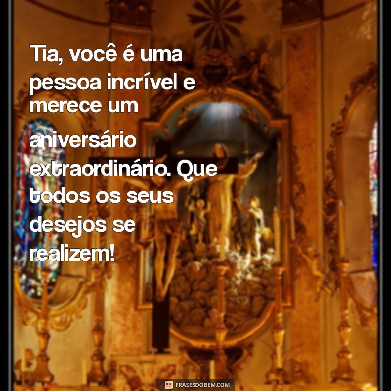 Cartões de Aniversário Criativos para Tia: Mensagens e Ideias Incríveis 