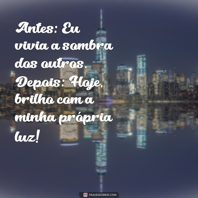 Transformações Inspiradoras: Mensagens Motivacionais de Emagrecimento Antes e Depois 