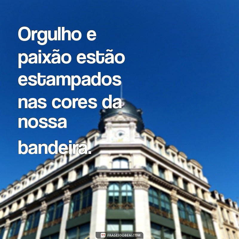 Frases Inspiradoras da Bandeira do Brasil: Significado e Reflexões 