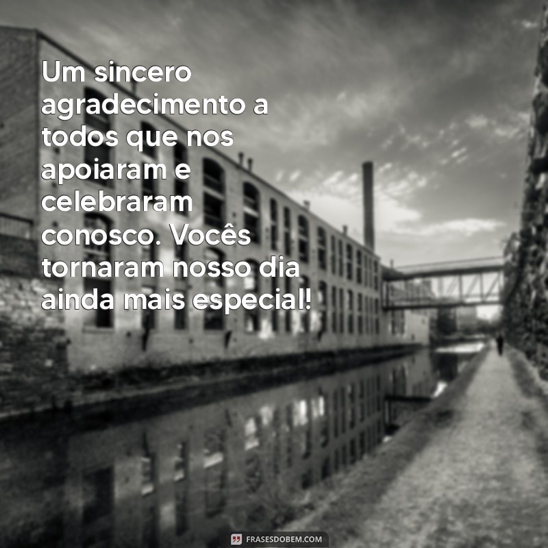 Mensagens de Agradecimento para Casamento: Inspirações para Agradecer com Amor 