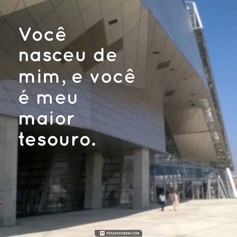 Você Nasceu de Mim: Uma Reflexão Sobre Maternidade e Amor Incondicional 