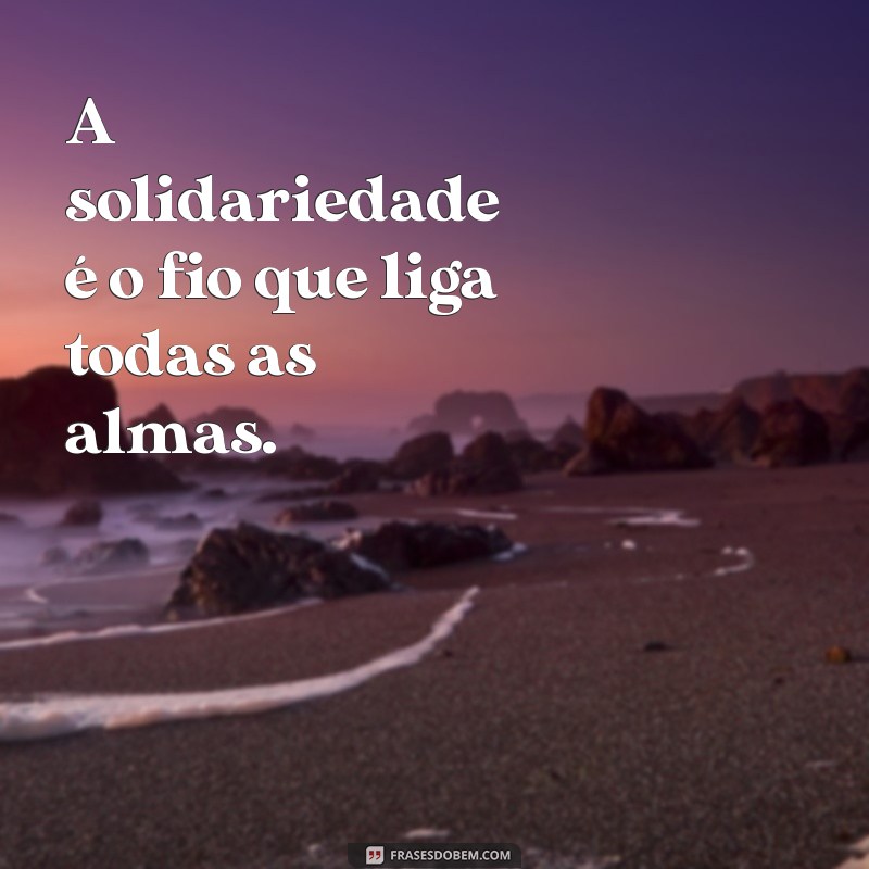 As Melhores Frases Inspiradoras Sobre Solidariedade para Tocar o Coração 