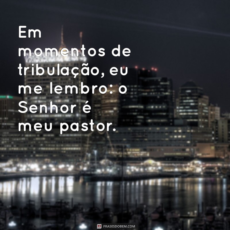 Frases Inspiradoras: O Senhor é Meu Pastor e Nada Me Faltará para Refletir e Acalmar a Alma 