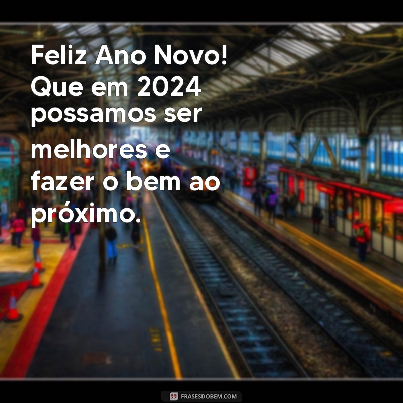 Descubra as melhores frases de ano novo 2024 para compartilhar no WhatsApp! 