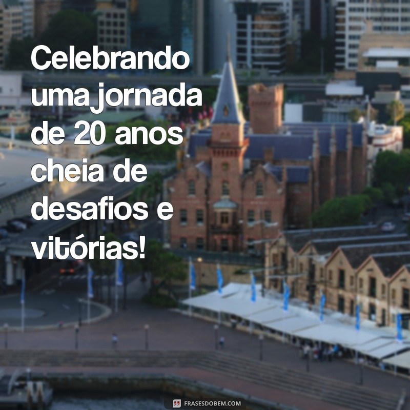 20 Anos de Sucesso: Celebrando Duas Décadas de Conquistas na Empresa 