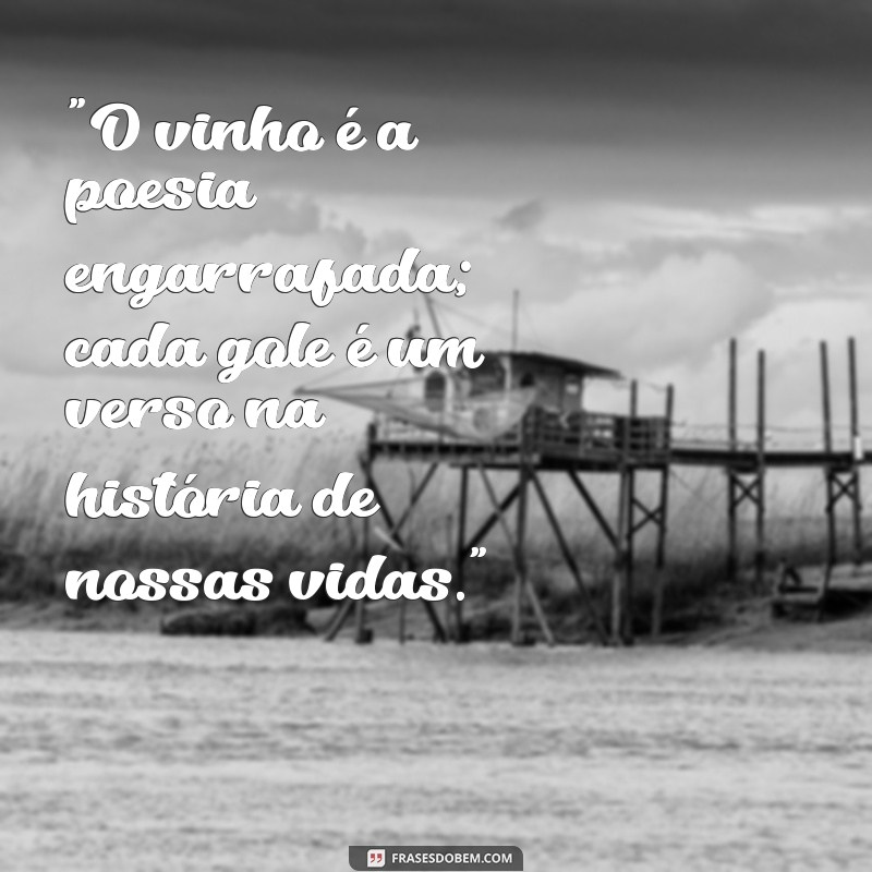 frases tomando vinho 