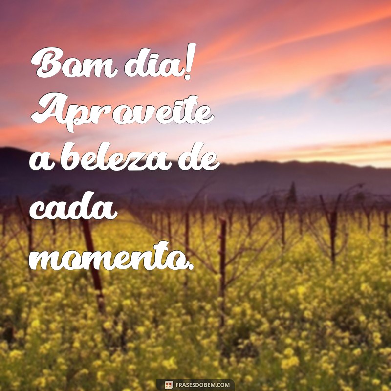 Mensagens de Bom Dia: Inspire Seu Dia com Fotos Motivacionais 