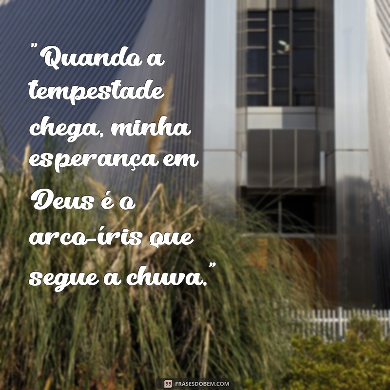 frases esperança em deus 