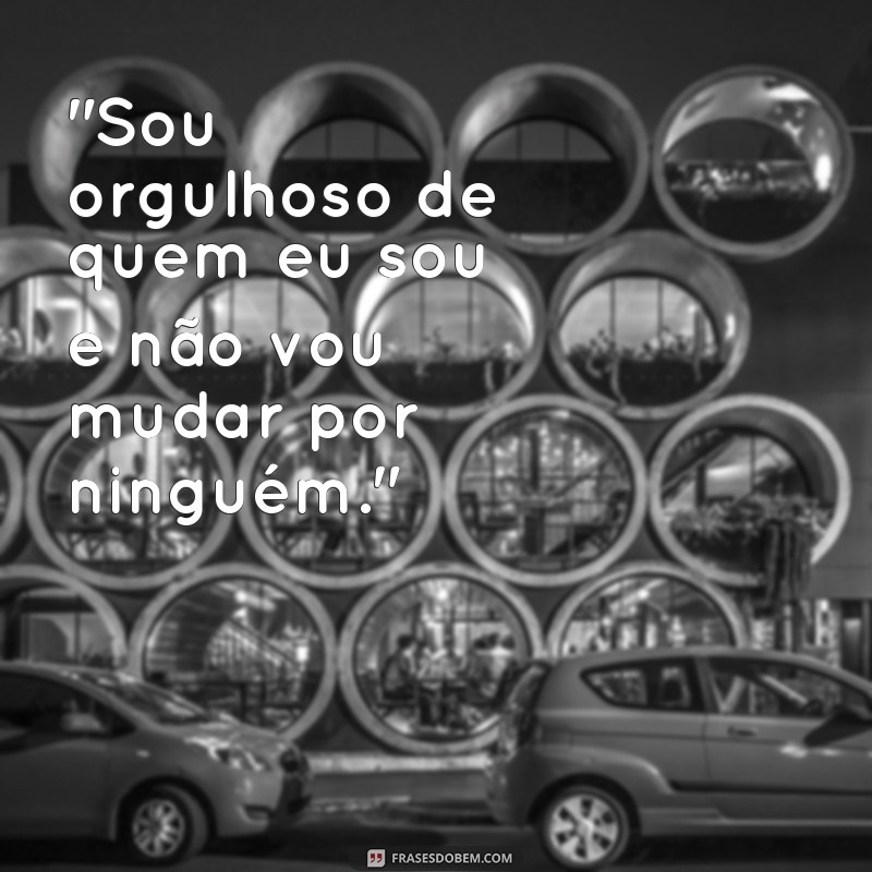 frases de pessoas orgulhosas para status 