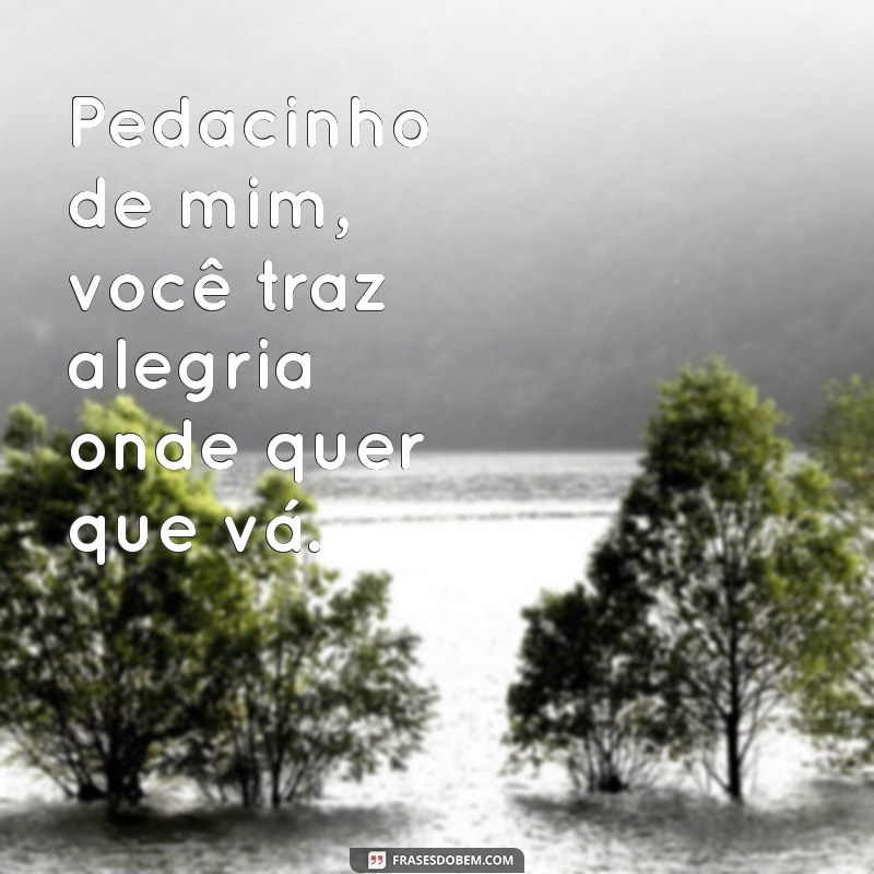 Como Celebrar o Amor Incondicional: Pedacinho de Mim, Meu Filho 