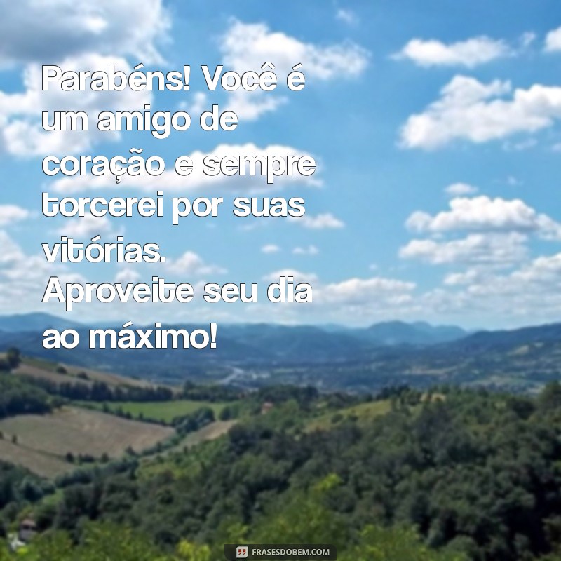 Mensagens de Parabéns para Amigo Irmão: Celebre com Emoção e Carinho 