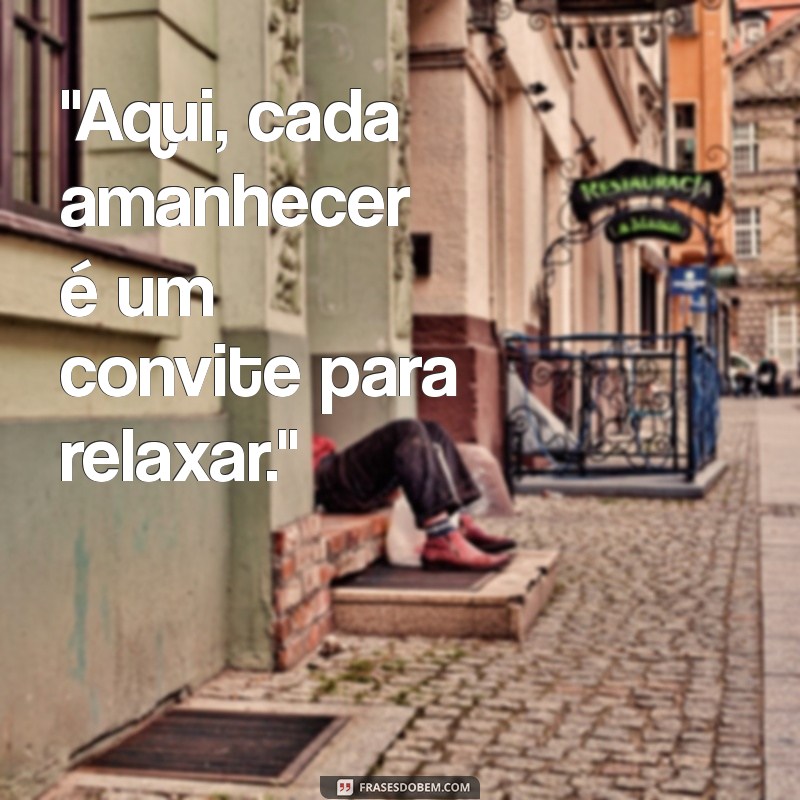 frases para pousada 