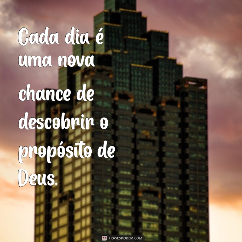 Descubra Como Deus Tem um Propósito em Cada Acontecimento da Sua Vida 