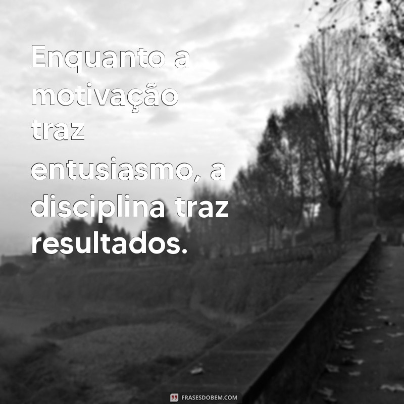 Disciplina vs Motivação: Frases Inspiradoras para Transformar sua Vida 