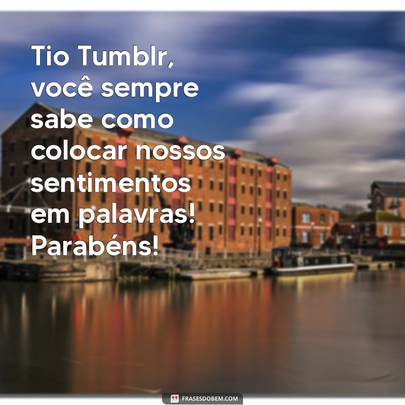 Parabéns Tio Tumblr: Celebre a Criatividade e a Cultura da Internet 