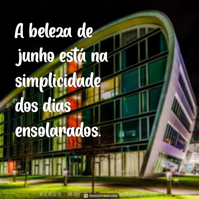 Frases Inspiradoras para Junho: Mensagens que Celebram o Mês 