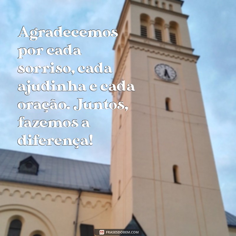 Como Agradecer os Colaboradores da Igreja: Mensagens Inspiradoras para Reconhecer o Seu Trabalho 