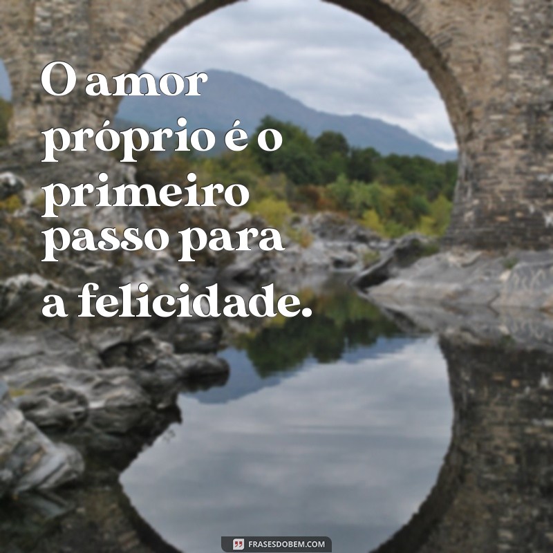 Frases Inspiradoras de Amor Próprio e Autoestima para Transformar sua Vida 