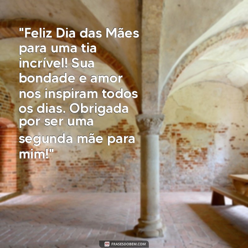 texto para o dia das mães para tia 