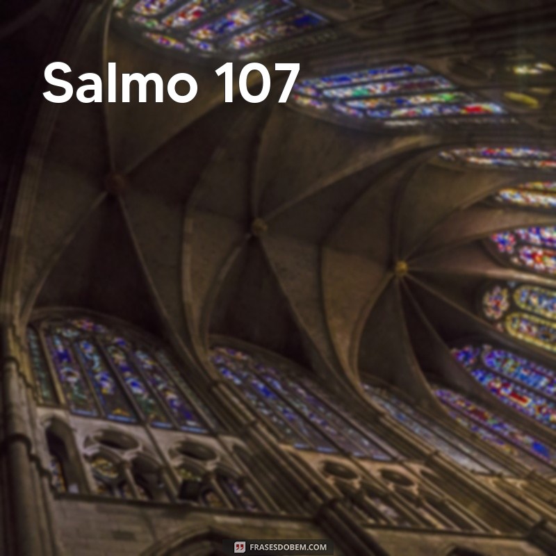 Salmo 107 Completo: Reflexões e Significados para a Sua Vida - Frases ...