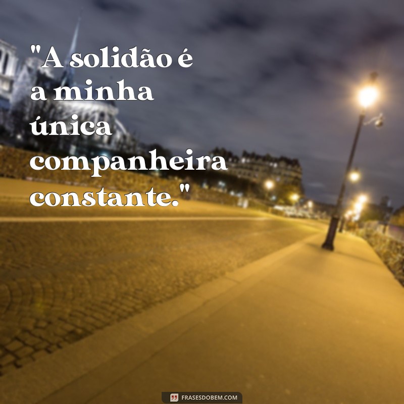 frases de um homem solitário 