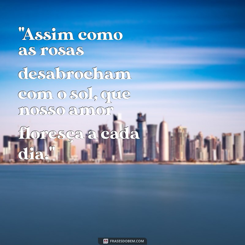 mensagem com rosas 